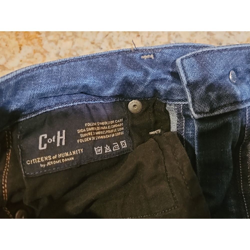 C Of H Citizens of Humanity Arielle Mid Rise Skinny Blue Jeans Womens 26x29 USA